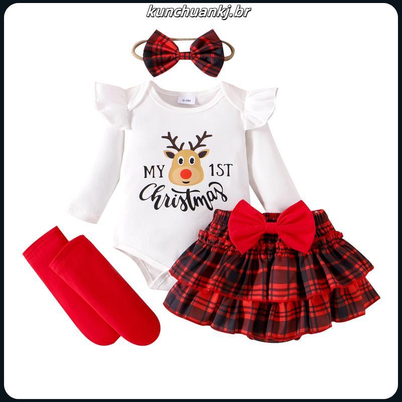 Disfraz De Papá Noel Para Bebé – Mono Navideño Unisex Con Gorro Y Calcetines – Conjunto De Ropa Para Primera Navidad – Regalo Especial Para Recién Nacidos