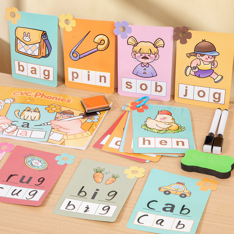 Juego De Letras A Juego, Juego De Palabras De Ortografía De Madera De Haya Divertido Para Ninos Juguetes De Aprendizaje Anggrek Juego De Palabras De Ortografia