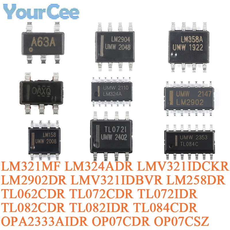 100pcs/20pcs LMV321IDBVR LMV321 LMV321IDBV SOT-23-5 Chip Amplificador ...