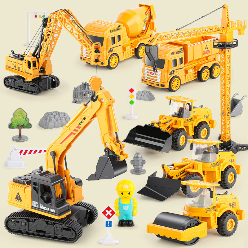 Modelo de Excavadora de Construcción, Juguete de Ingeniería Duradero a Escala 1:50 para Coordinación Ojo-Mano y Uso Educativo con Alto Valor de Colección