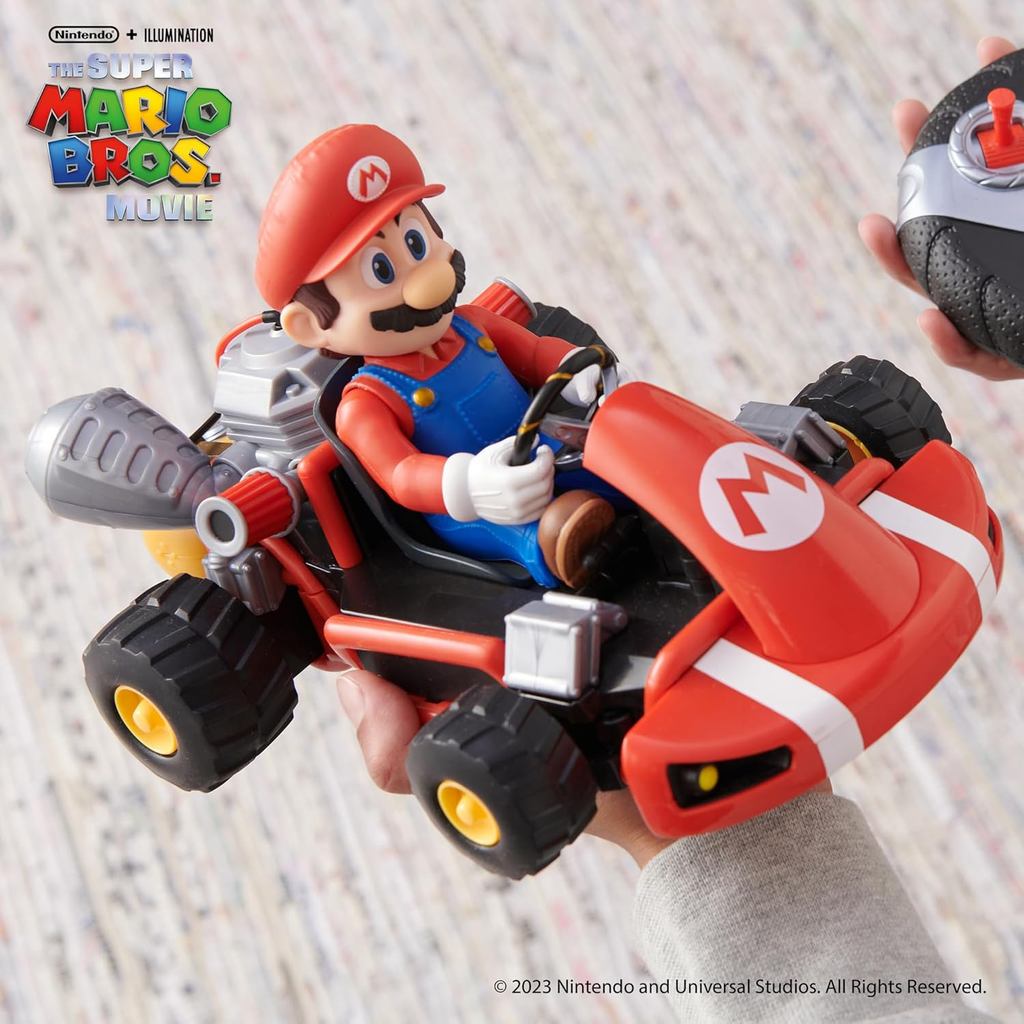 Super Mario BROS. Movie Rumble Kart RC Racer - Coche de control remoto ...