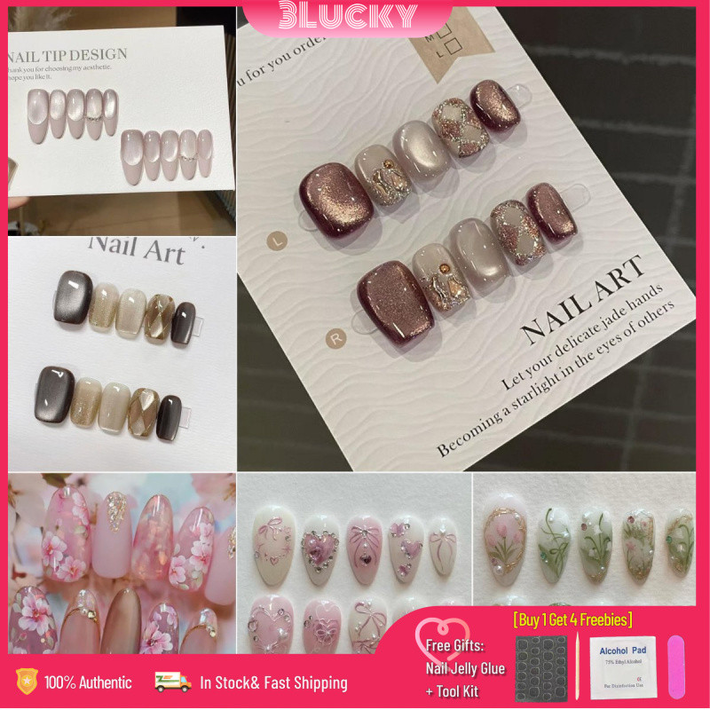 uñas con diamantes Shopee México