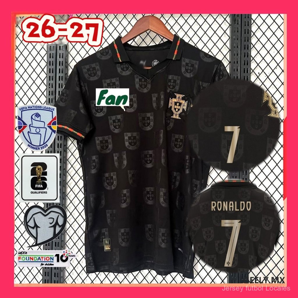 Camiseta Portugal 2026-27 Ronaldo Alta calidad Visita De Fútbol DTGF ...