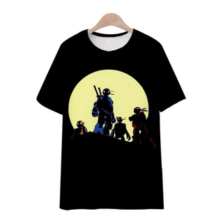 Camiseta Nickelodeon Tortugas Ninja Para Hombre - Estilo Mutant Warrior, Manga Corta, Algodón