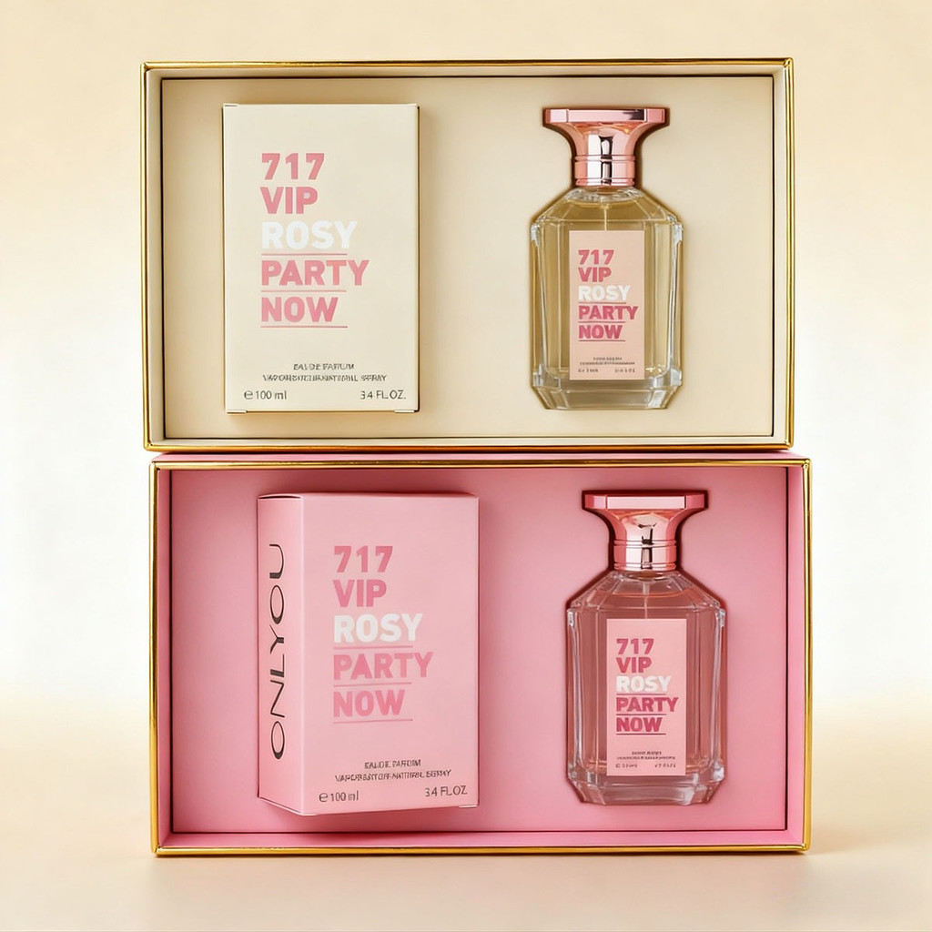2PCS Perfume 717 VIP ROSY PARTY NOW Eau de Parfum - Fragancia de Rosas ...