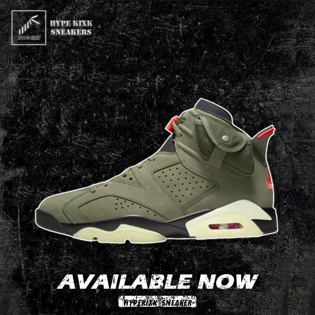 TRAVIS SCOTT × NIKE AIR JORDAN 6 11cm jordan 6 travis scott | Shopee México
