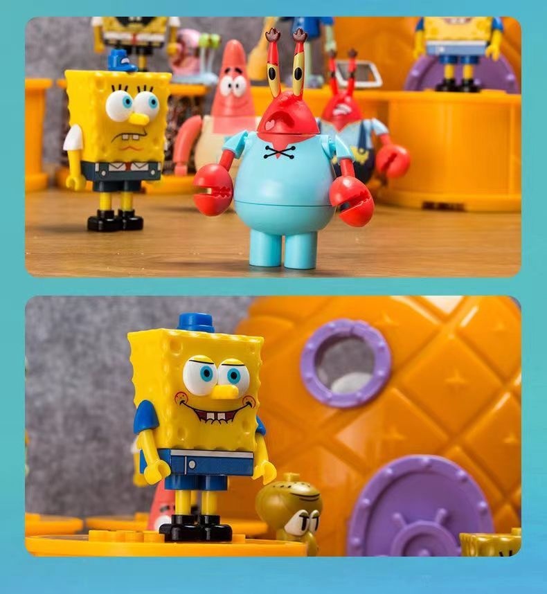 caja guardacosas bob esponja caja recoger jugue - Compra venta en