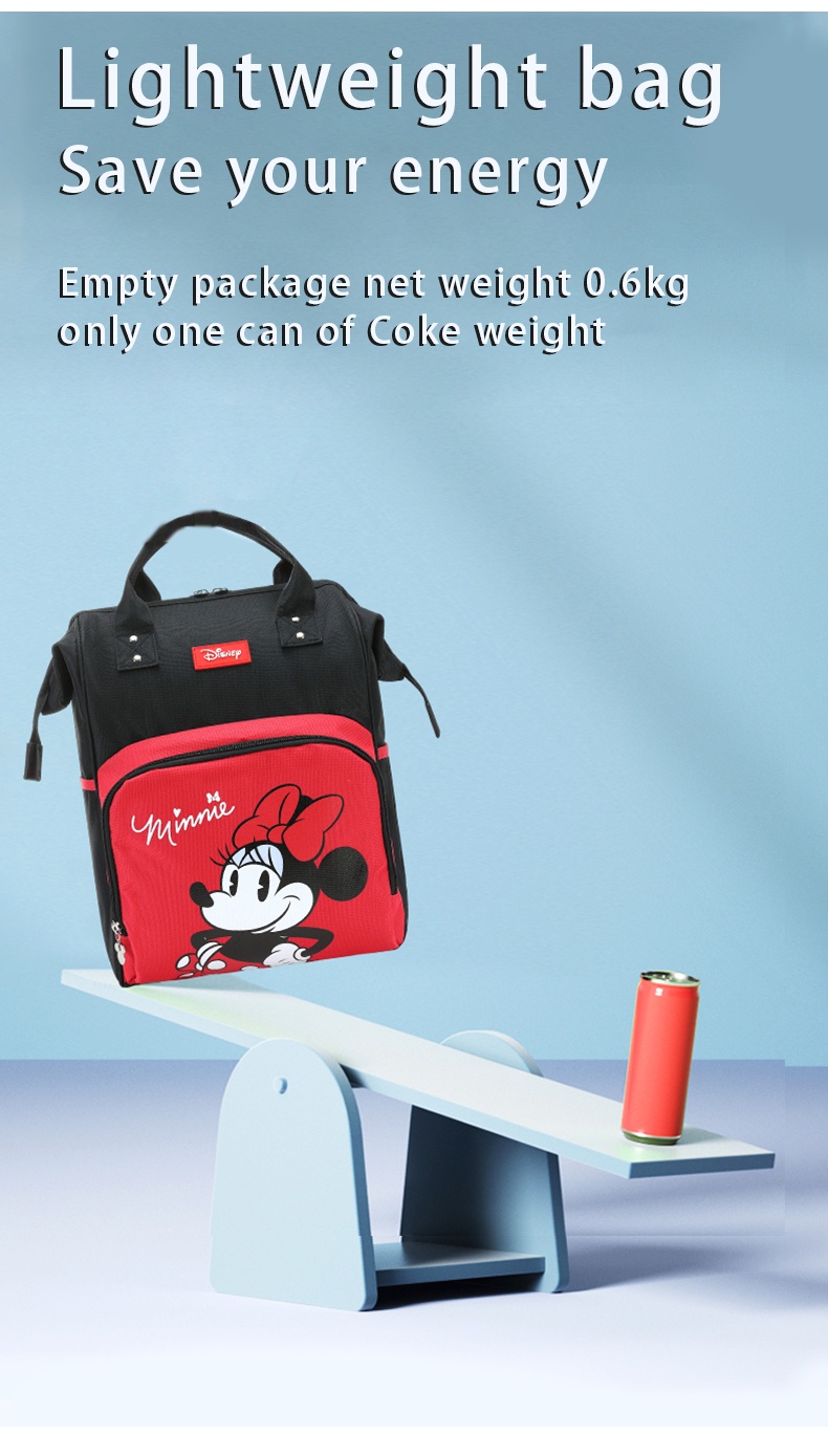 Disney Nuevo Minnie Mickey Bolsa De Pañales Organizador De Bebé