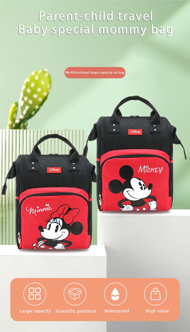 Disney - Minnie Mouse - Mochila maternidad, Bolsos cambiador