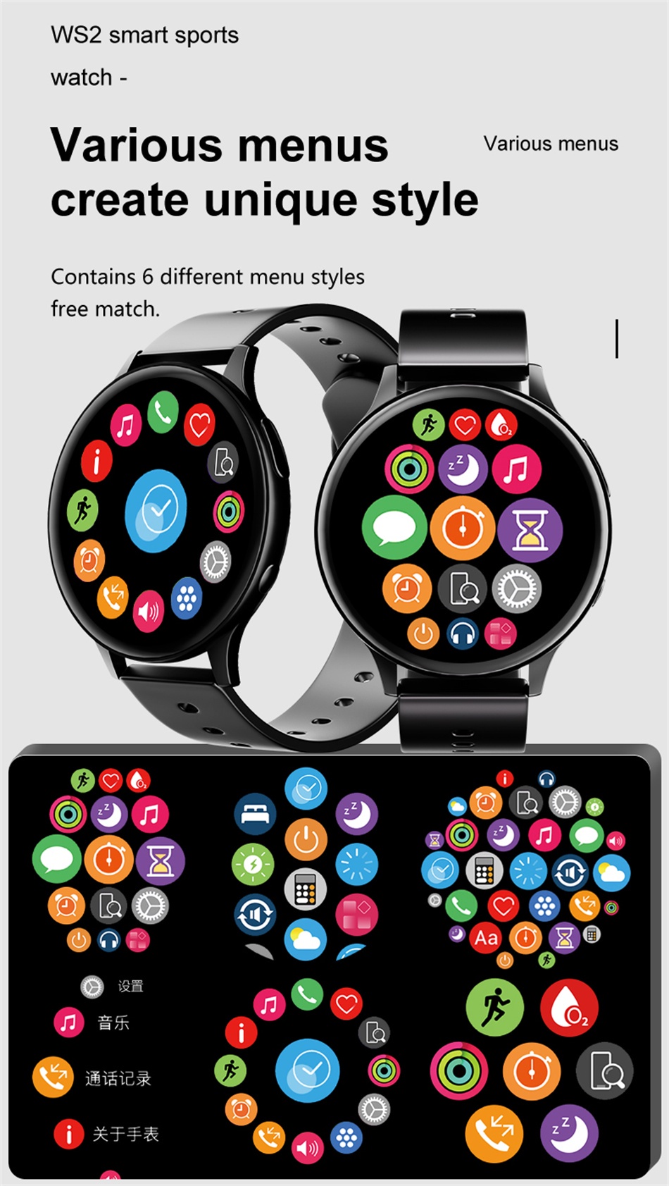 Reloj inteligente redondo con Bluetooth para hombre y mujer, pulsera de  Fitness personalizada, auriculares con conexión facial y caja, novedad de  2023 - AliExpress