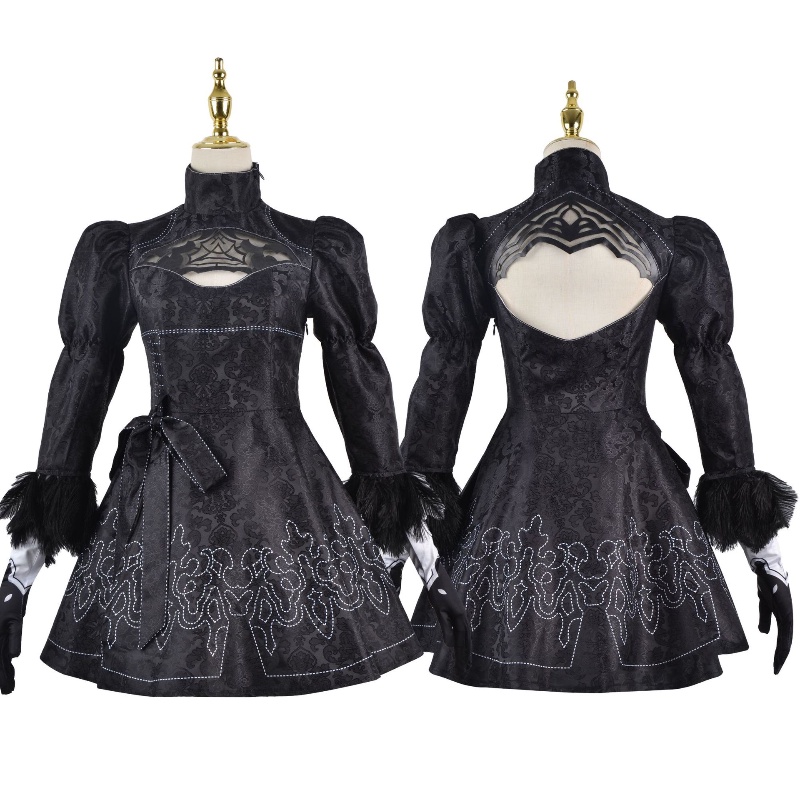 Anime Nier Automata Cosplay 9S Yorha 2B Traje Hombre Mujeres Peluca ...