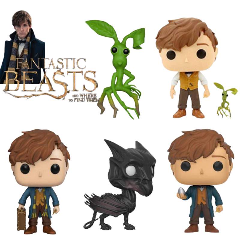 Newt Scamander Tree Protector Olla Noche Kelpie Estatua Coleccionable