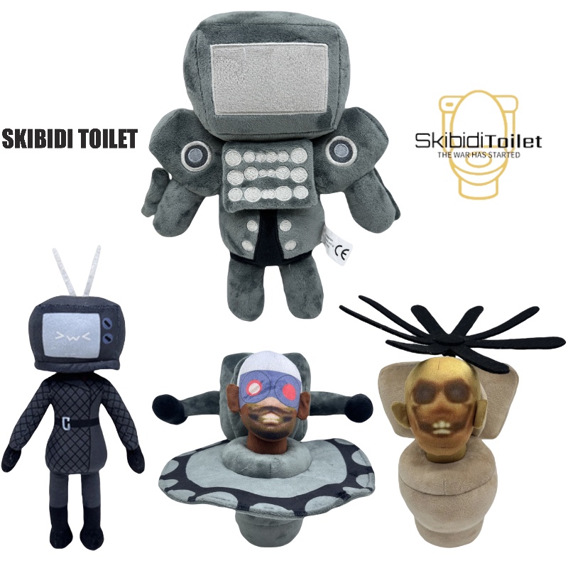 Peluches Skibidi Toilet Varios Personajes