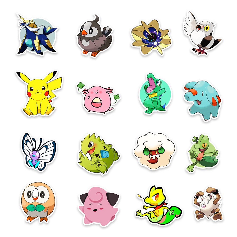 45 pegatinas de Pokémon - pegatinas de diario, diario, pegatinas de álbum  de recortes [EE. UU.]