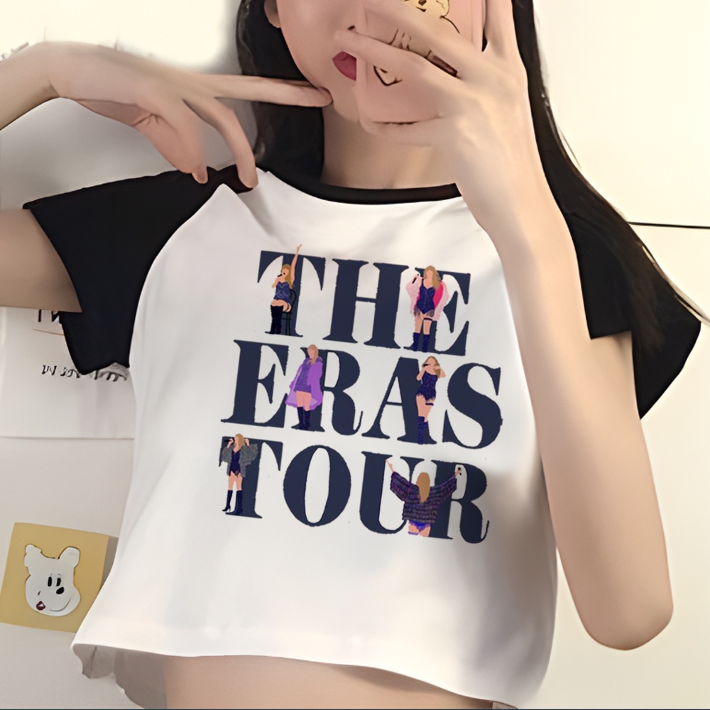 thumbnail image 1 of Taylor Swift Las Eras Tour trashy fairycore yk2 crop top Chica Hada grunge cyber y2k Recortado, 1 of 5