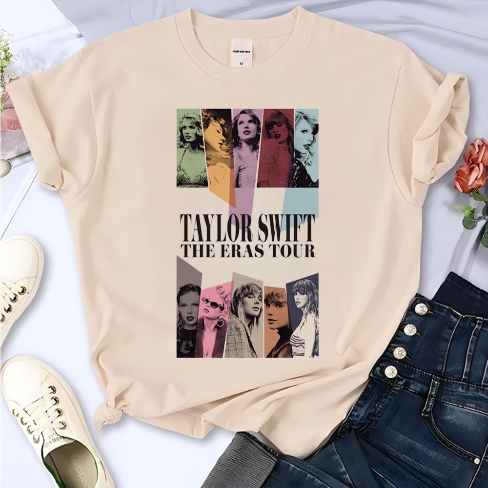thumbnail image 1 of Taylor Swift Las Eras Tour Camiseta Mujeres Y2K streetwear comic Tee Mujer harajuku Gráfico anime Ropa, 1 of 4