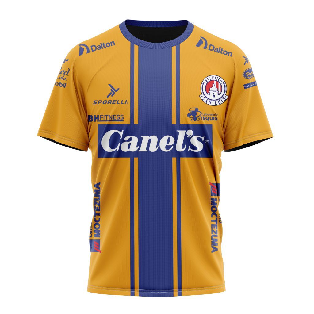 LIGA MX Atlético San Luis 2023 2024 Fuera De Casa Camiseta 3D