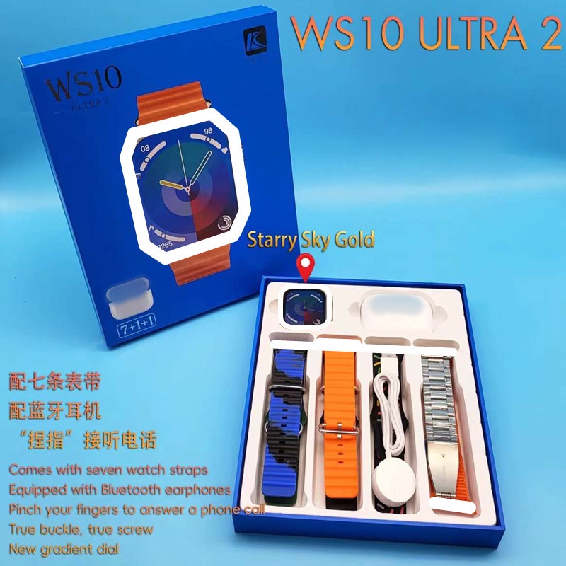 Nuevo Reloj Inteligente HK9 ULTRA 2 2.02inch AMOLED Carga Inalámbrica NFC  2GB Frecuencia Cardíaca Chat GPT 2.0 OS10 Dinámica Visual PK HELLO WATCH 3  PLUS HK8 PRO MAX