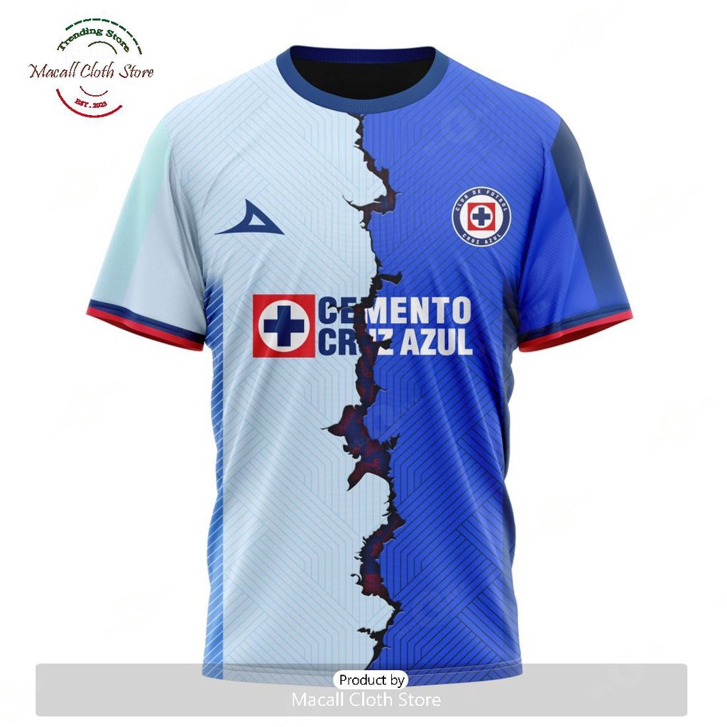 Personalizado LIGA MX Cruz Azul 2023 2024 Inicio Mezcla Lejos Kits