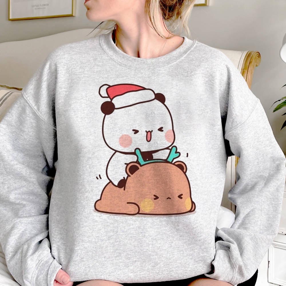 Bubu Dudu Sudaderas Con Capucha Mujeres Manga Larga Estética