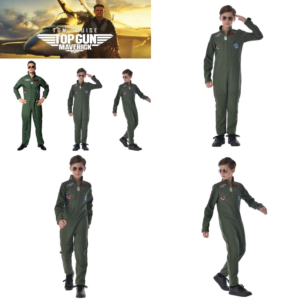 Disfraz de Piloto de Combate Top Gun para Hombre