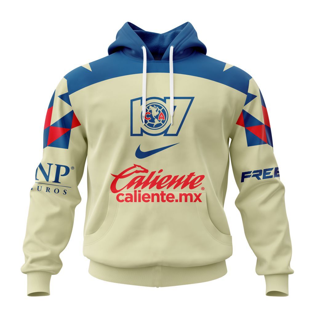 Liga Mx Sudadera Club America Blanca Ugly Sweater Club America