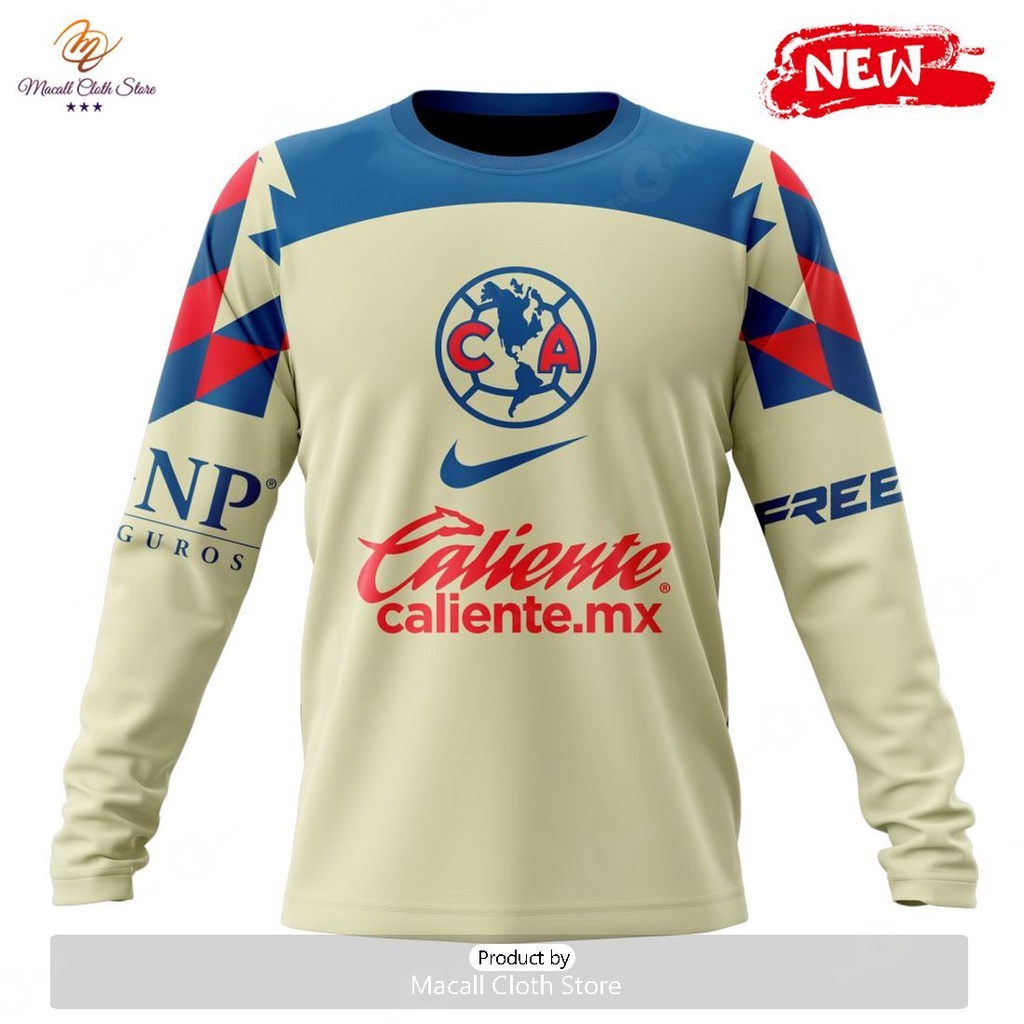 Personalizado LIGA MX Club America 20232024 Inicio Kits 3D Mangas