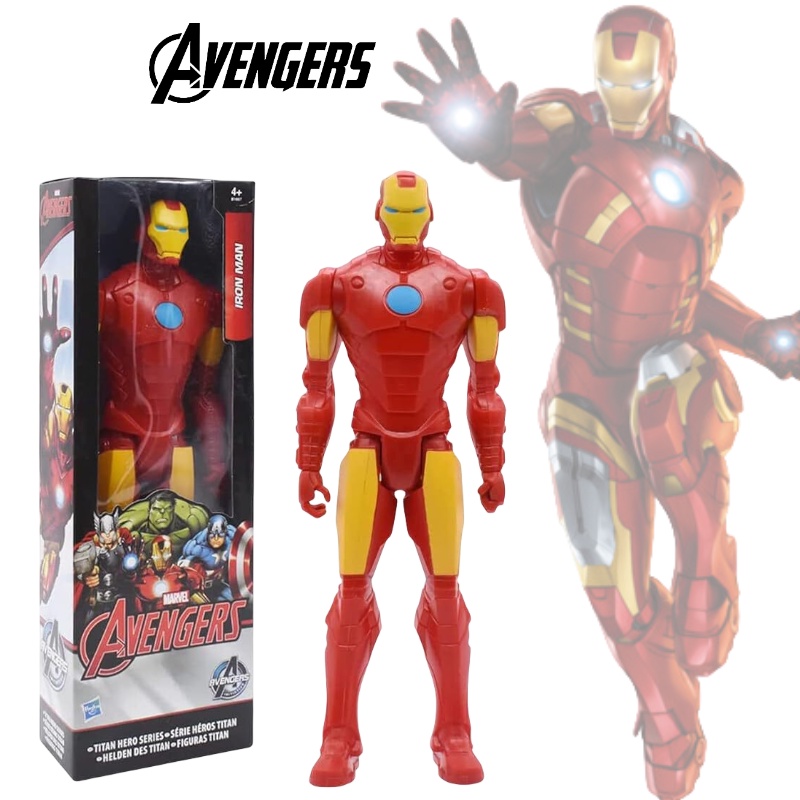 Titans Hero Series Ironman - Figura de acción de 12 pulgadas de alto de  Marvel Avengers