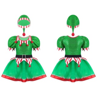 Traje de duende navideño best sale con tutu