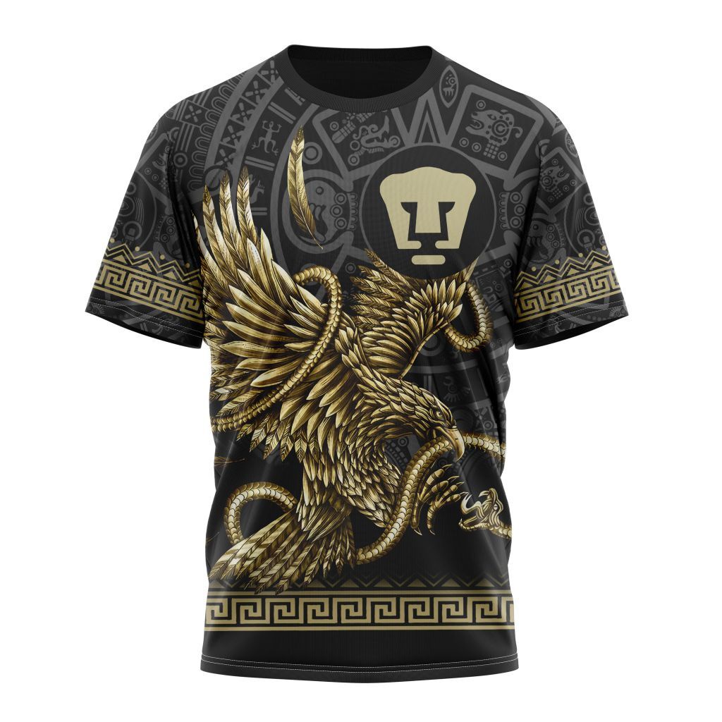 Camiseta Uniforme Pumas Dorado LIGA MX Pumas UNAM Especial Diseño