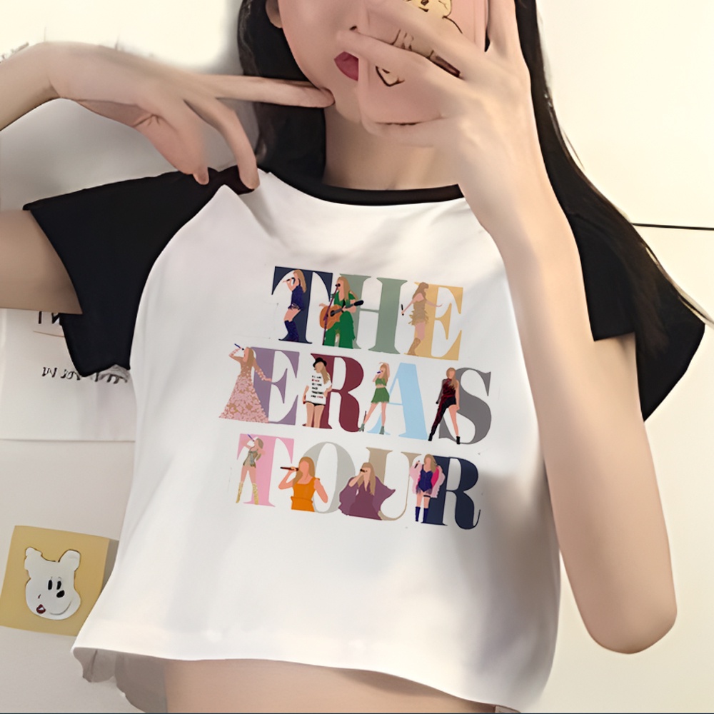thumbnail image 1 of Taylor Swift Las Eras Tour trashy fairycore yk2 crop top Chica Hada grunge cyber y2k Recortado, 1 of 5