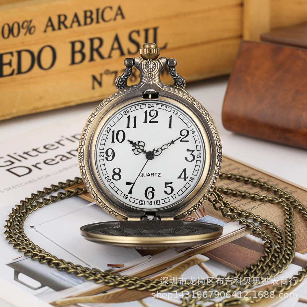 Clásico Retro Principito Tema De Cuarzo Reloj De Bolsillo