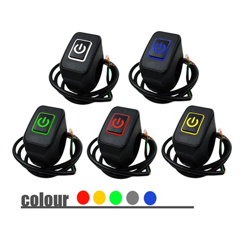 Interruptor De Motocicleta Estilo Lucas - Para Manillares De 7/8" (22mm) - Impermeable, Encendido/Apagado - Universal
