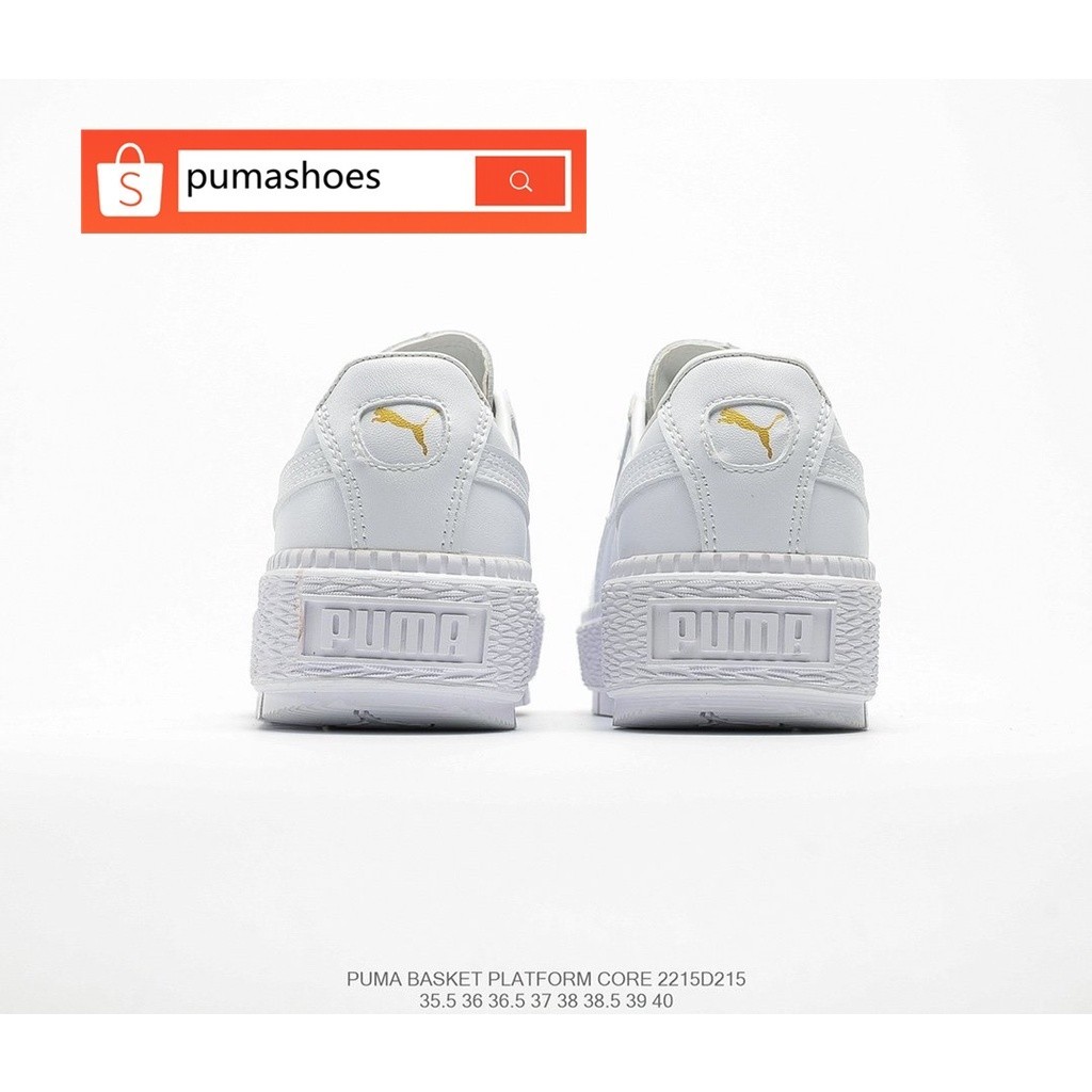 Original Puma Basket Platform Core Zapatos Casuales Para Las Mujeres Shopee Mexico