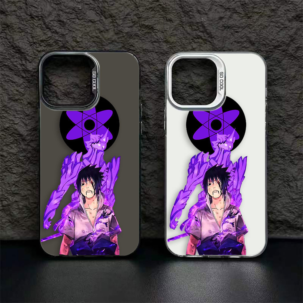 Anime Naruto Uchiha Sasuke Gran Agujero Láser Mate Funda De Teléfono ...