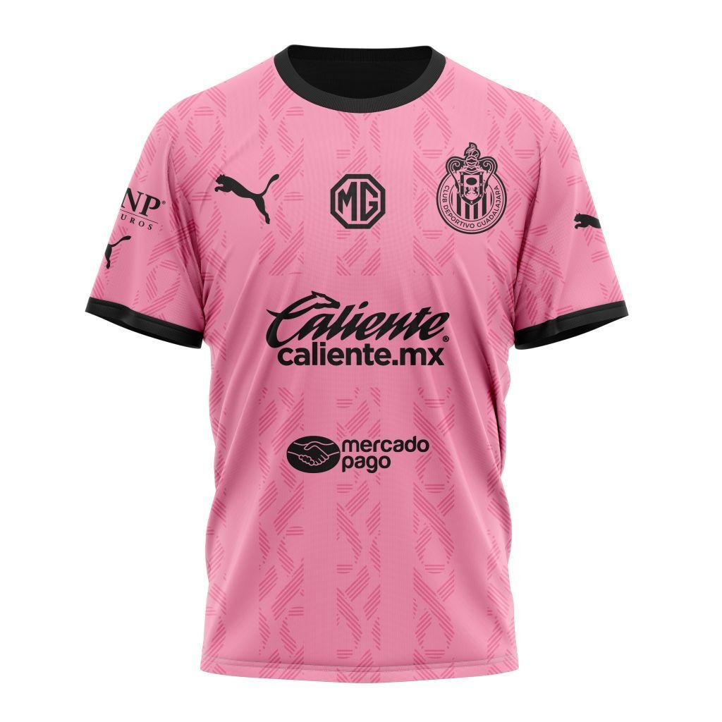LIGA MX Chivas Guadalajara Especial Casa En Rosa Kits Diseño 3D ...