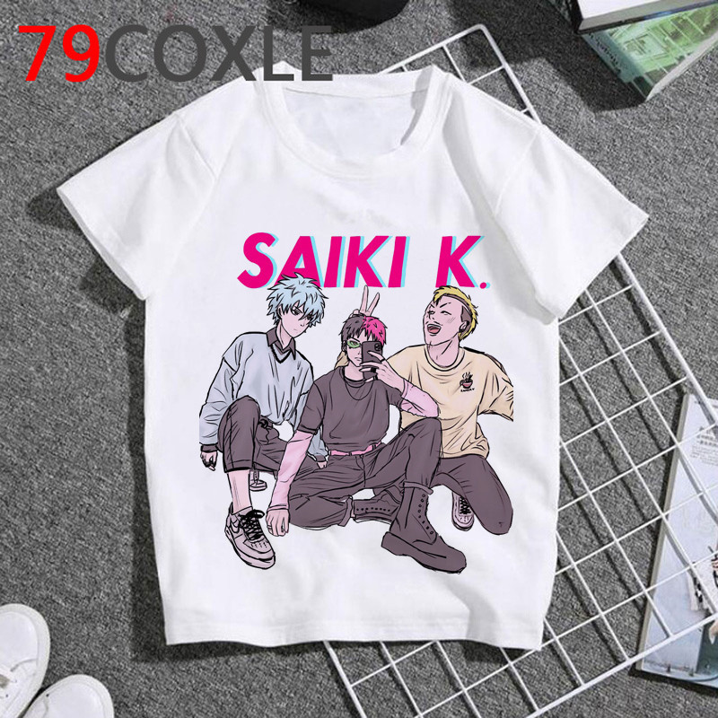 Saiki k Chicos Adolescentes enfant Camisetas Disenador Estetica Divertida Caricatura vetement garcon Camiseta Hermana Mayor Shopee Mexico