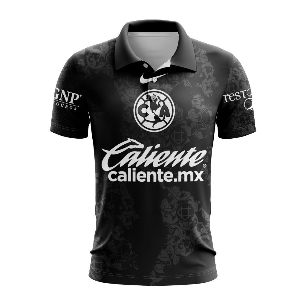 Nueva Playera Playera Del America Tipo Polo Camiseta Club America