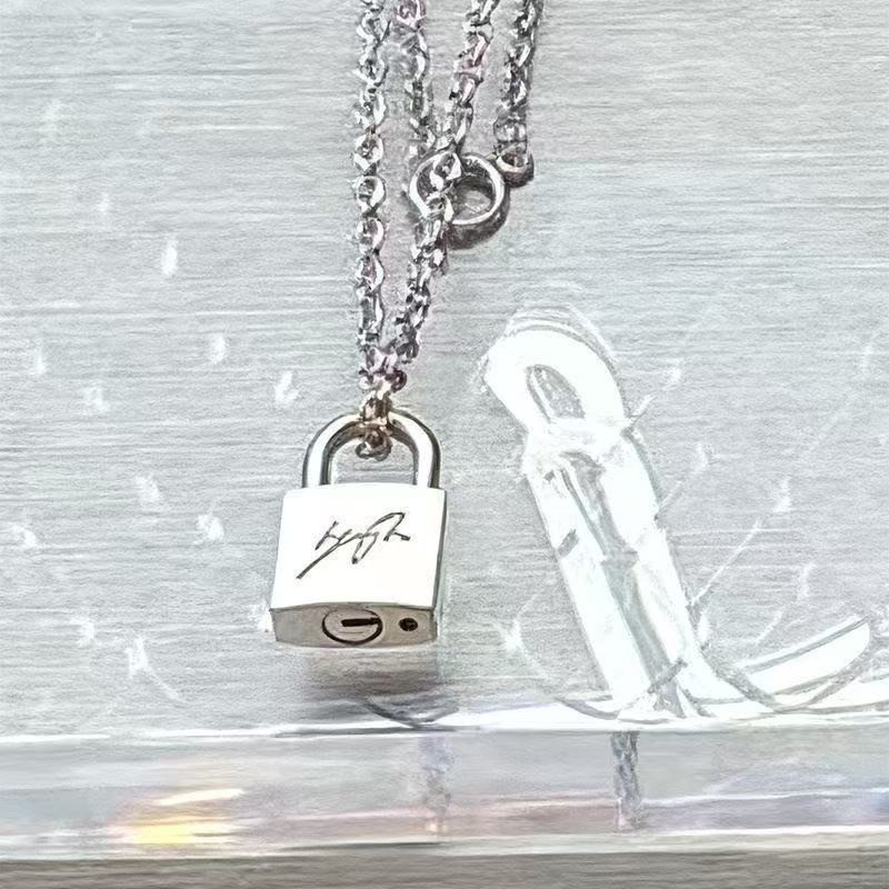 Stray Kids Hyunjin Cerradura Collar – Colgante De Moda Estilo Punk ...