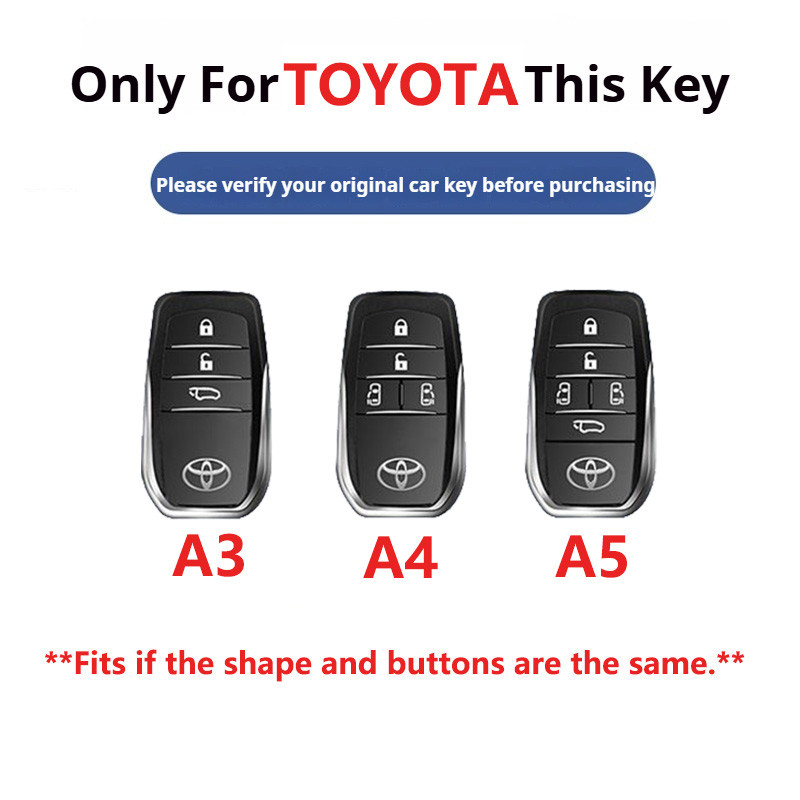 Toyota Control Remoto Funda Para Llave Deauto Paratoyota VELLFIRE ...