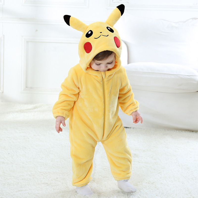 Mameluco de best sale pikachu para bebe