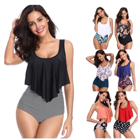 Trendyol Traje De Baño Con Estampado Floral Pieza, Color