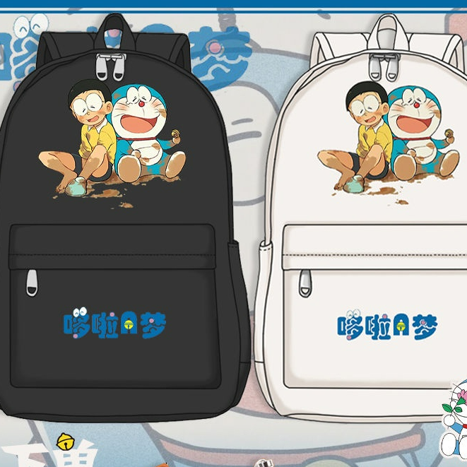 Doraemon Anime Mochila Escolar 41 * 30cm Estudiante Dibujos Animados