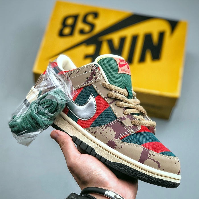 original dunk sb low freddy krueger elm street retro top Deportes