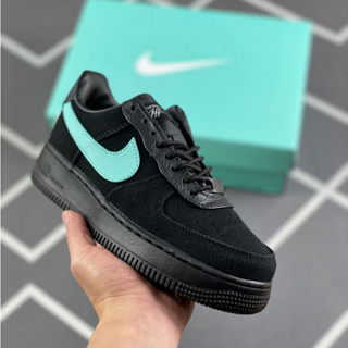 Nike Air Force 1 '07 LV8 Suede Black/Gum - AA1117-001