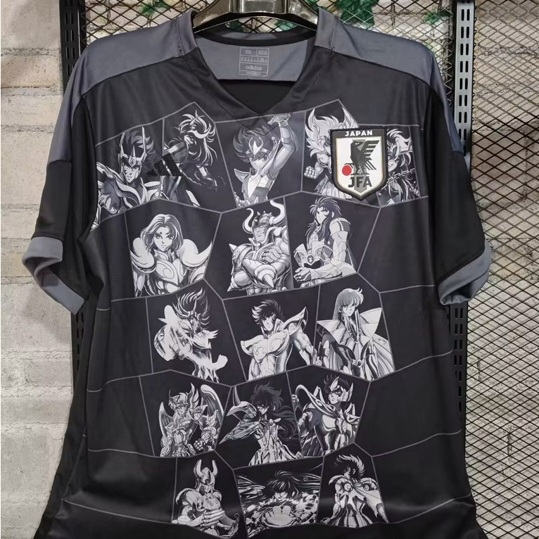 Japón Saint Seiya Jersey black Fan edition 23/24 Camiseta Hombre