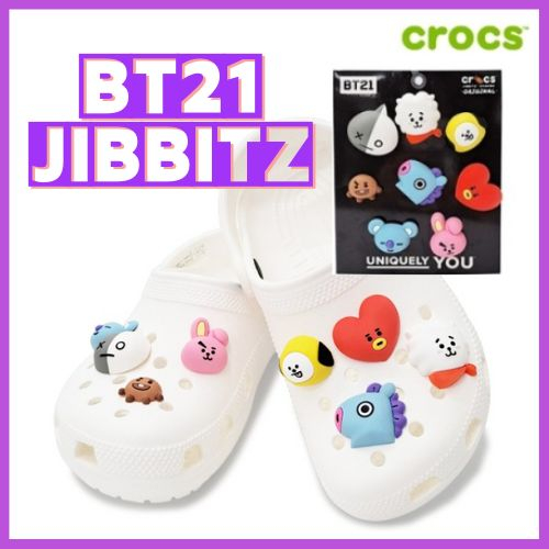 2024 BT21 BTS Croc Charm set