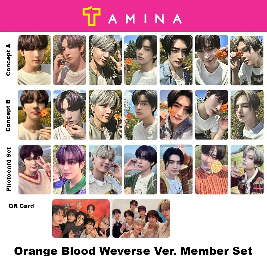 ENHYPEN ORANGE BLOOD Weverse Albums Ver. (Member Set)