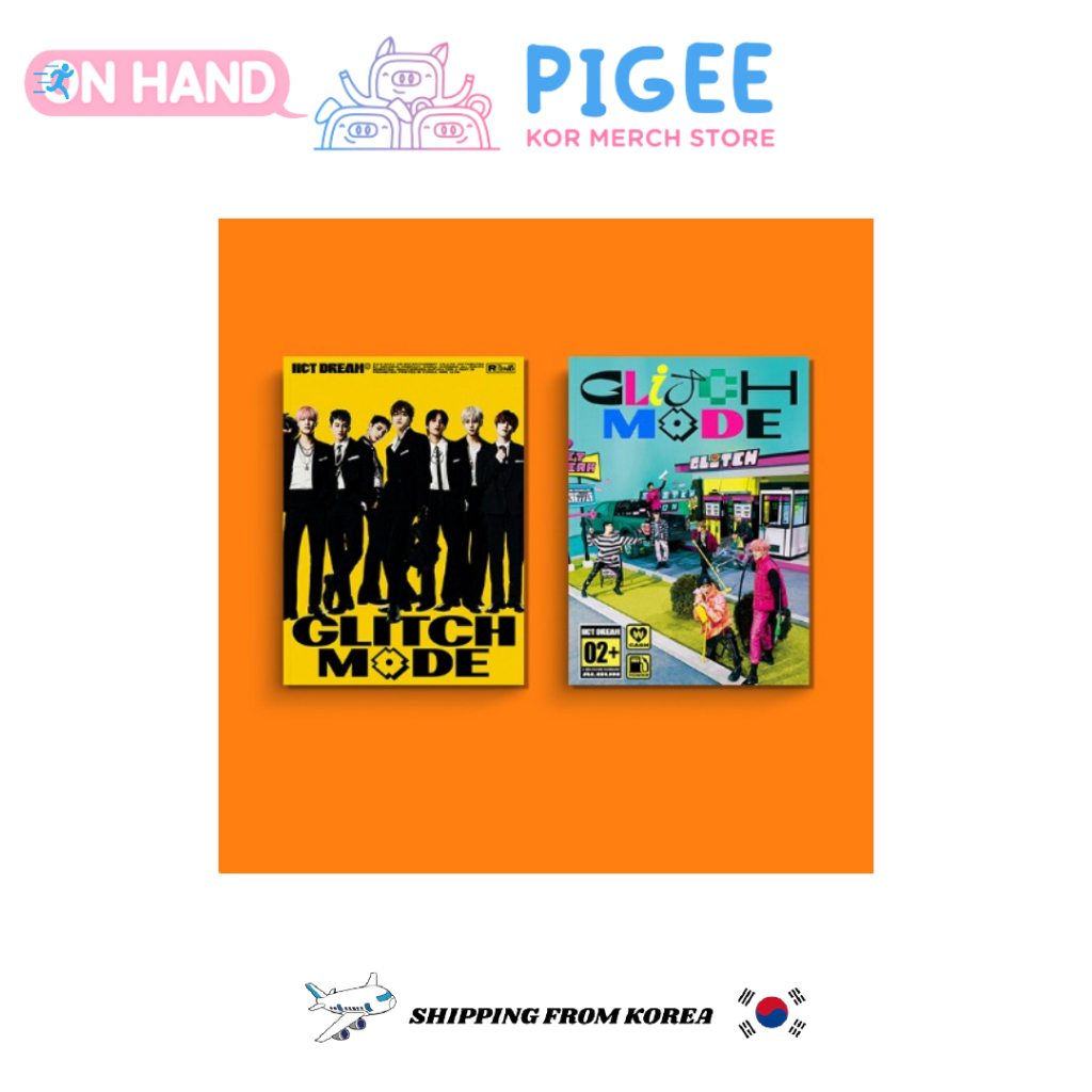 NCT Dream - Glitch Mode 2nd Album Photobook Version (B Version) With SM POB