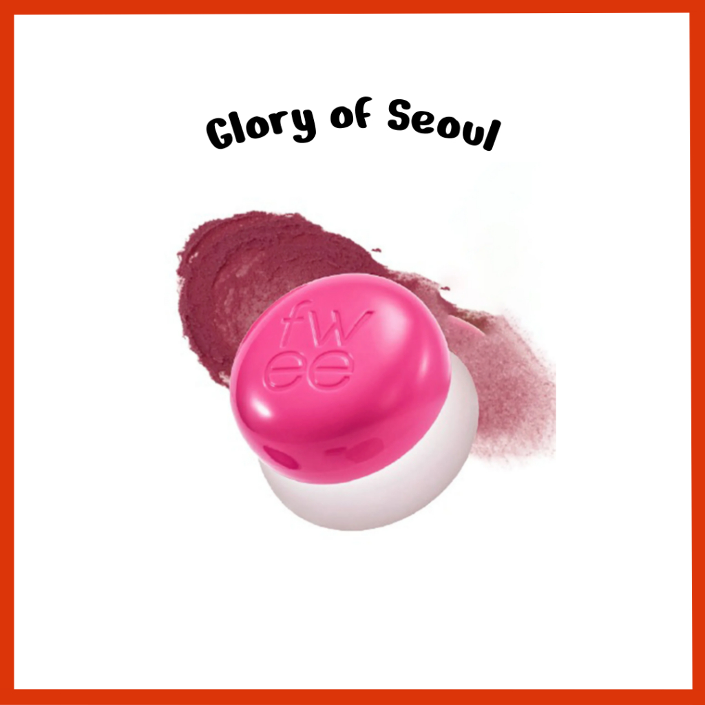 Fwee Lip&Cheek Blurry Pudding Pot (Best 6Color) 5g , Keyring(Color ...